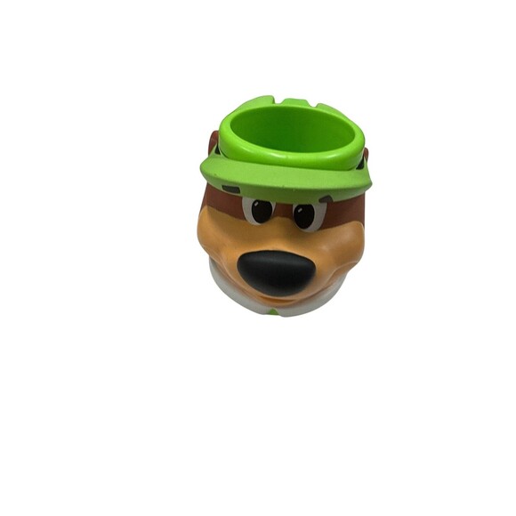 YOGI BEAR 1997 FIGURAL 3-D HEAD PLASTIC VINYL MUG CUP by APPLAUSE HANNA BARBERA - Picture 8 of 8